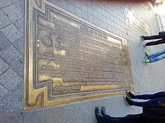 Plaque in memory of General de Gaulle's appeal, 18 June 1940