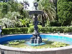 Cupid fountain in Arboretum