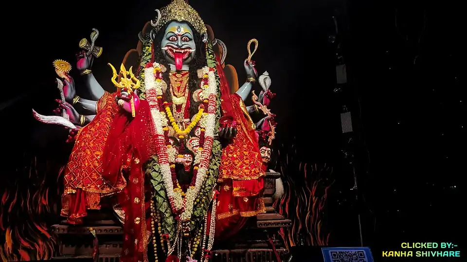 Devi pratyangira at jabalpur - kotwali during Navratri