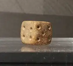 Terracotta die from Mohenjo-daro, c. 2600-1900 BCE