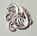 Silver Arrow, the symbol of the Dillon administration in the form of a pin.