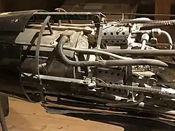 Combustion chamber of Goddard's 1939 series L-C rocket
