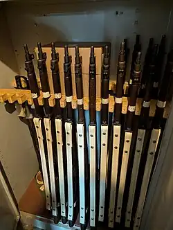 15 drill purpose Lee-Enfield No.4 MK I (1942-1944) rifles used by 307 RCSCC Mariner.