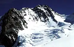 The Dufourspitze from the south