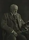 Black-and-white photographic portrait of Dukinfield Henry Scott