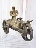 Cult chariot model from Dupljaja, Serbia, c. 1300 BC.[60]