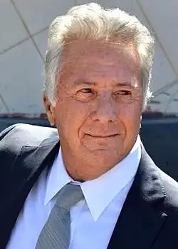 A smiling Dustin Hoffman
