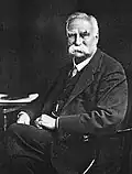 Black-and-white photographic portrait of Edward Bagnall Poulton