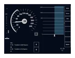 The driving machine interface used by ETCS and ERTMS.