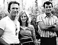 With Eastwood on a visit to Frank Frazetta, 1977