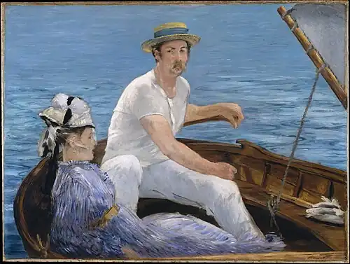 Édouard Manet – Boating (1874), Metropolitan Museum of Art