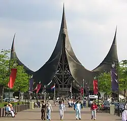 The entrance to the Efteling theme park in the Netherlands, which opened in 1952