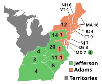 Electoral College map