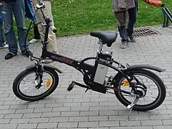 A folding e-bike