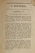 Opening text of 1804 sermon