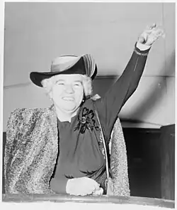 Black-and-white photographic portrait of Elizabeth Kenny