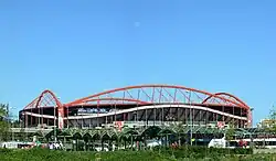 The exterior of Estádio da Luz in 2013