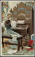 Two manual with pedal reed organ[46][47] (pipe-top)