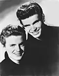 Phil (left) and Don (right) Everly in 1958