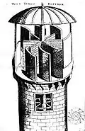 A vertical axis wind turbine design by Fausto Veranzio, c. 1600