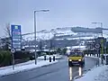Ballycullen Road near Firhouse, Tallaght, Ireland on 3 February 2009 during the February 2009 snowfall