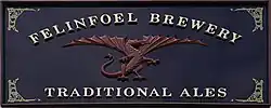 The Welsh Dragon motif of Felinfoel Brewery