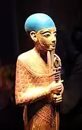 Figurine of Ptah, with the features of Tutankhamun, found in the treasury