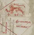 The flag of Medieval Ayas/Lajazzo, a port city of Armenian Kingdom of Cilicia, as shown on the Dulcert atlas, now modern Yumurtalık (1339)