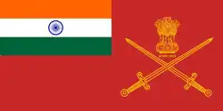 Flag of the Indian Army (1947–present)