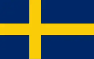 Swedish civil ensign, from 1 November 1905 to 21 June 1906