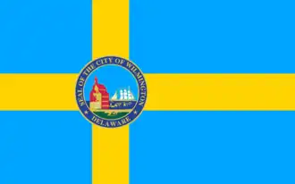 Flag of Wilmington, Delaware, USA