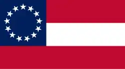 Stars and Bars flag of the Confederate States of America (1861–1863)