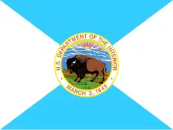 Flag of the United States Department of the Interior