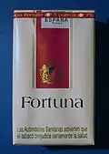 Fortuna cigarettes packet