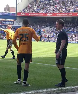 Fraizer Campbell playing for Hull City in 2008