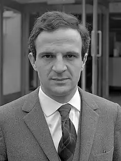 A photograph of François Truffaut