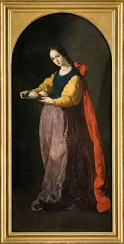 Francisco de Zurbarán, Saint Agatha (1630–1633)