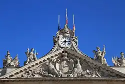 Pediment of the Nancy Town Hall