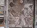 Akhenaten, Nefertiti and their daughters before the Aten. Stela of Akhenaten and his family, Egyptian Museum, Cairo.