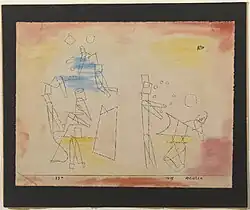 Acrobats, 1915, watercolor, pastel and ink on paper, Solomon R. Guggenheim Museum, New York