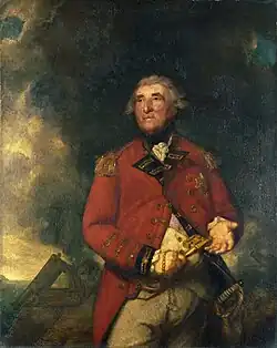 Portrait of George Augustus Eliott by Sir Joshua Reynolds. National Gallery
