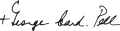 George Pell's signature