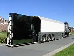 Glass inloader trailer (Germany)