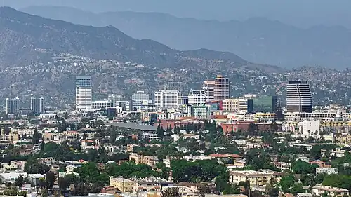 Skyline of Downtown Glendale California