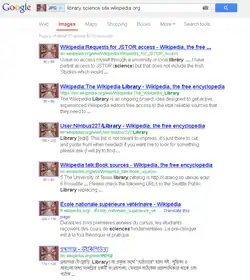 Screenshot of Google Image Search results page