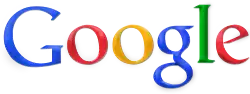 The logo used from May 6, 2010 to September 18, 2013, showing a reduced distance of the projected shadow, a change in the second "o" to a different yellow hue and a more flattened lettering