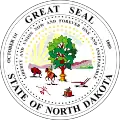 Official seal of North Dakota