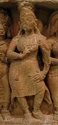 Ancient form of Churidar worn during the Gupta period; c. 300 AD; National Museum (New Delhi)