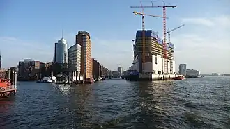 Construction site in December 2009