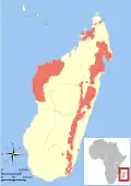Map of range